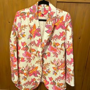 Floral blazer from Anthropologie